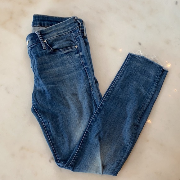 Mother The Looker Distressed Jeans - Picture 9 of 11